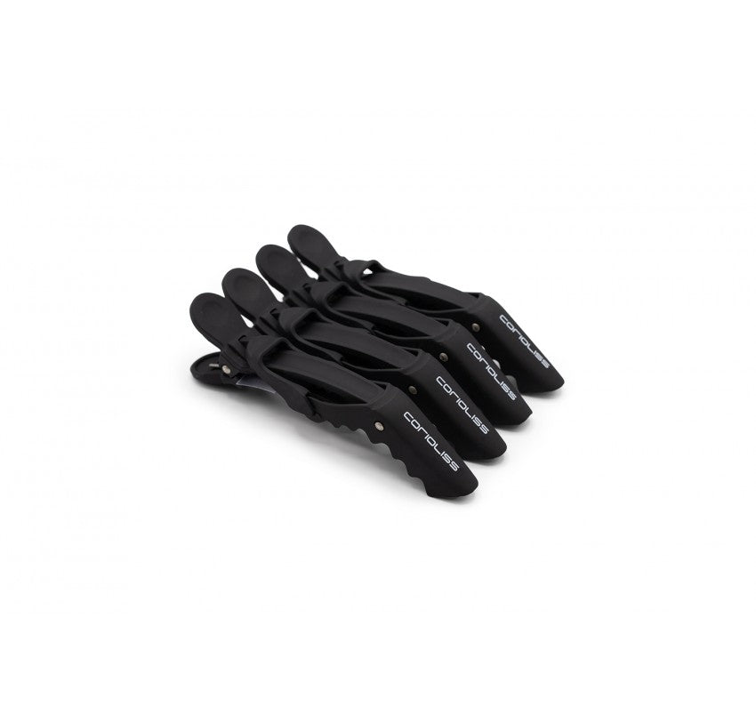 PINZAS CORIOLISS CROC HAIR CLIPS PROFESIONAL BLACK
