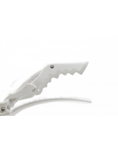 PINZAS CORIOLISS CROC HAIR CLIPS PROFESIONAL WHITE