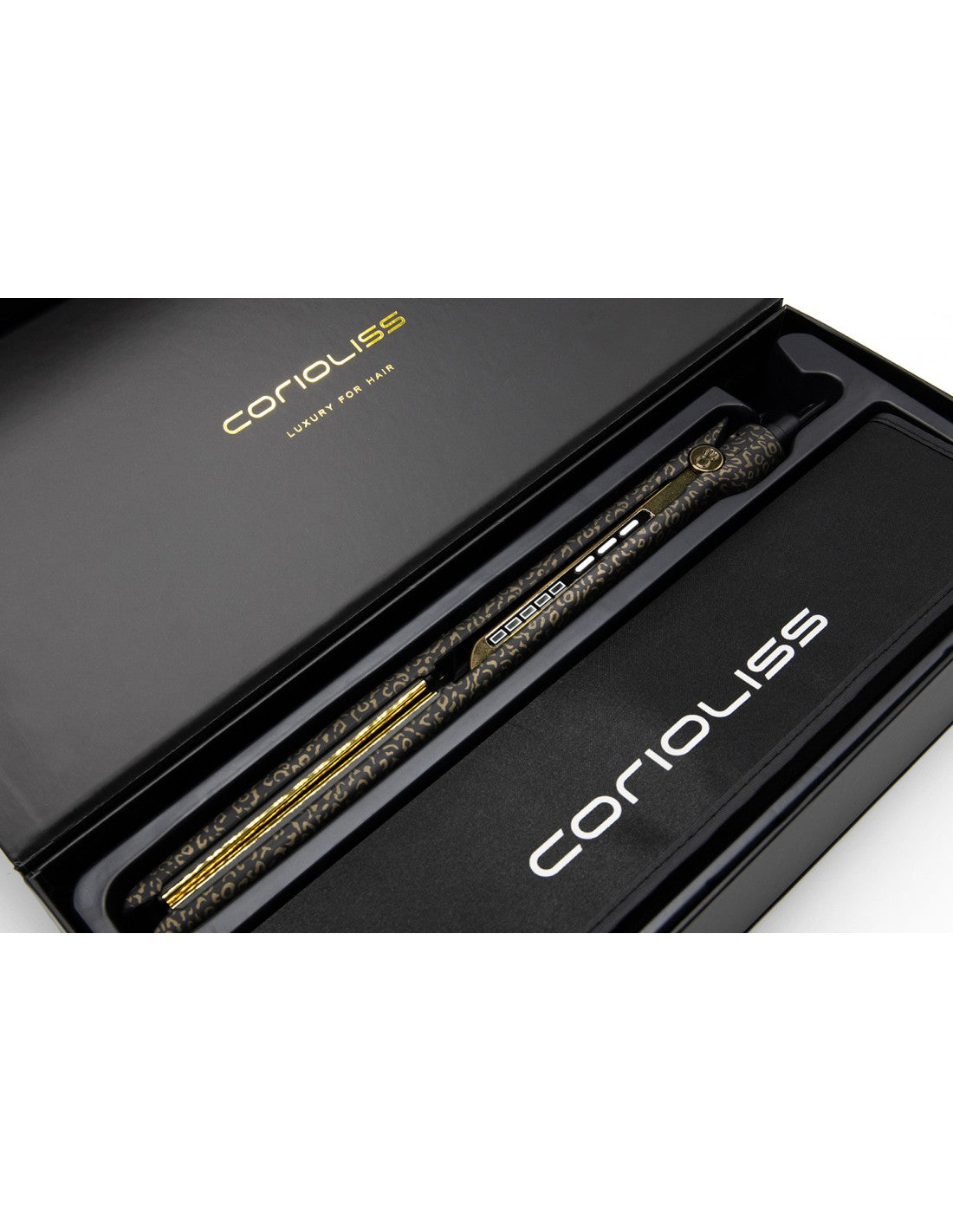 Plancha de Pelo Corioliss C3 Gold Leopard Soft Touch