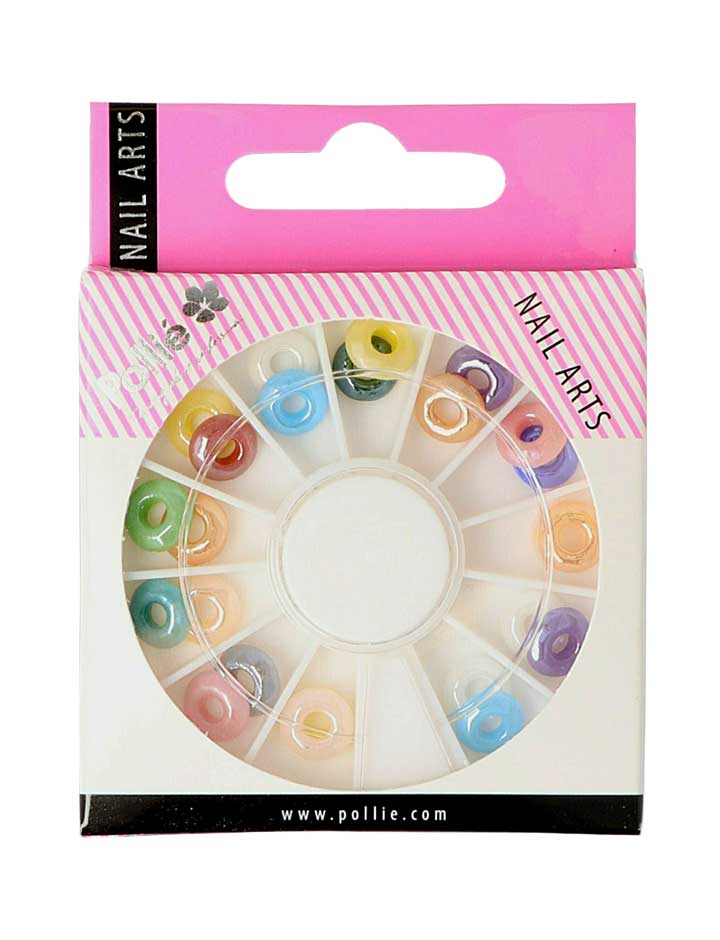 Pollié donuts - nail art rueda decoración para uñas