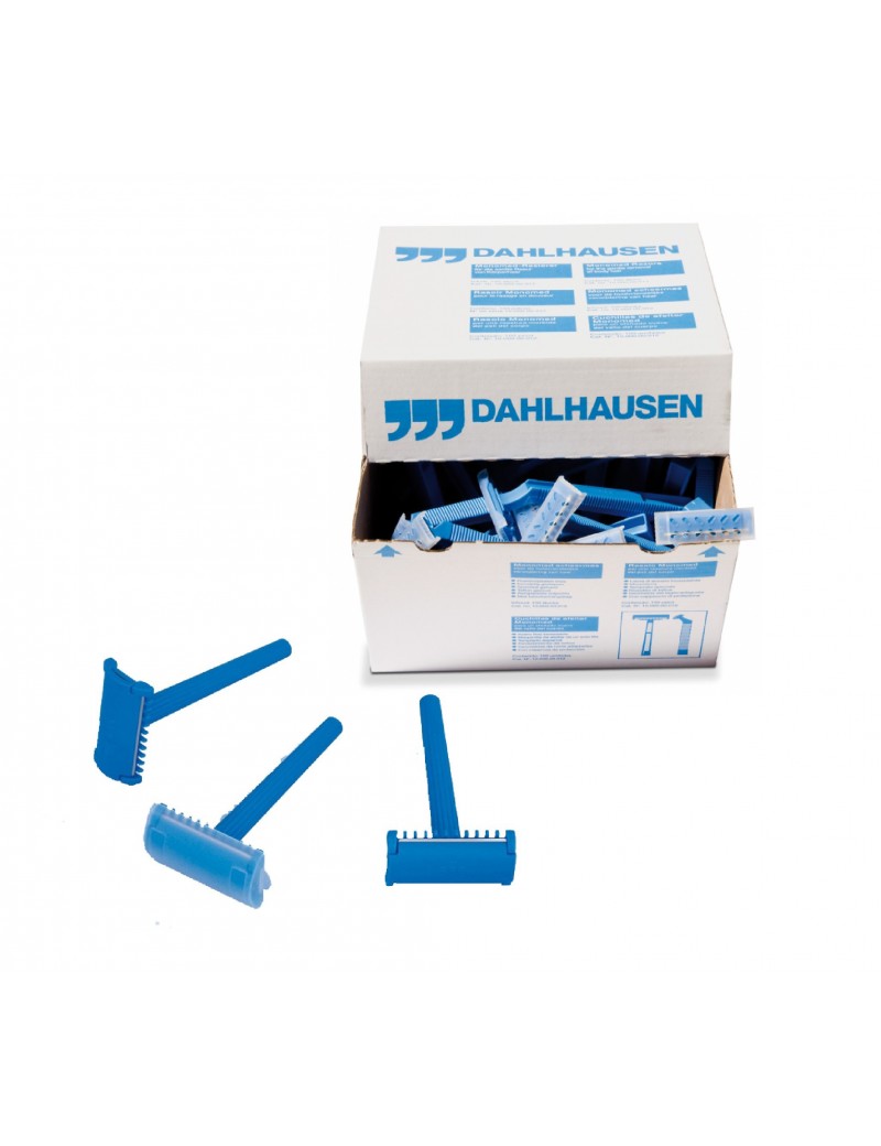 Cuchillas rasuradoras 1 hoja Dahlhausen , Dispensador de 100 unidades