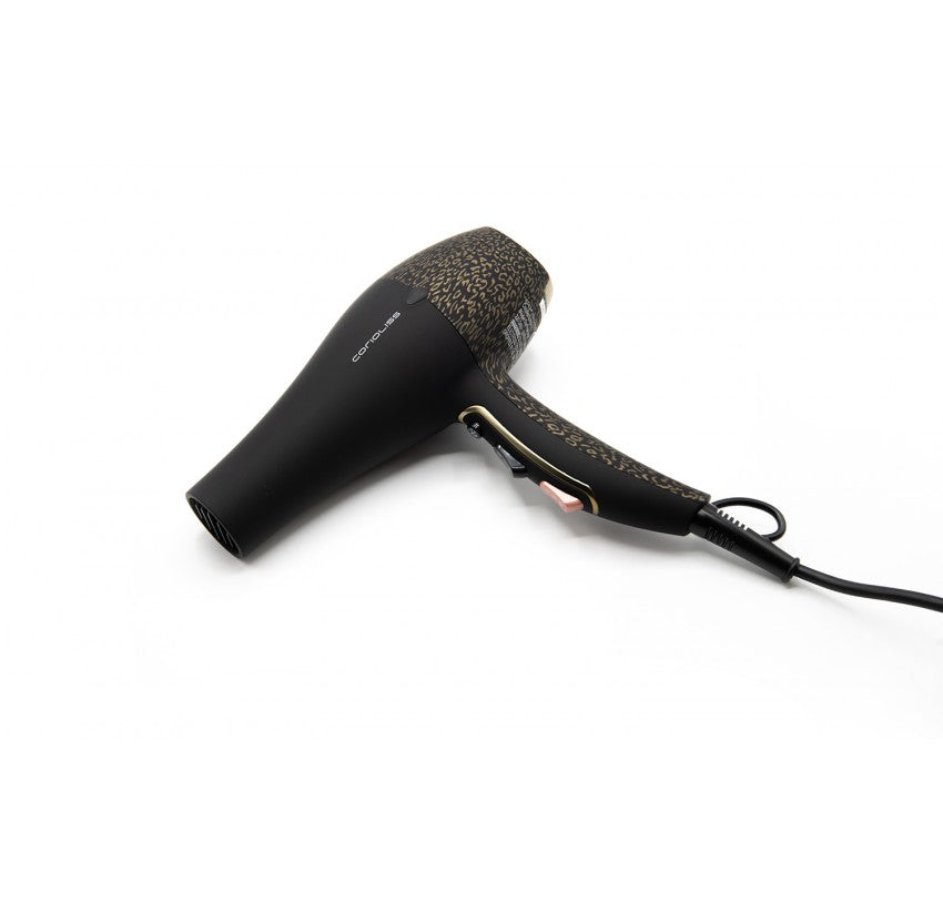Secador Flow Gold Leopard Soft Touch