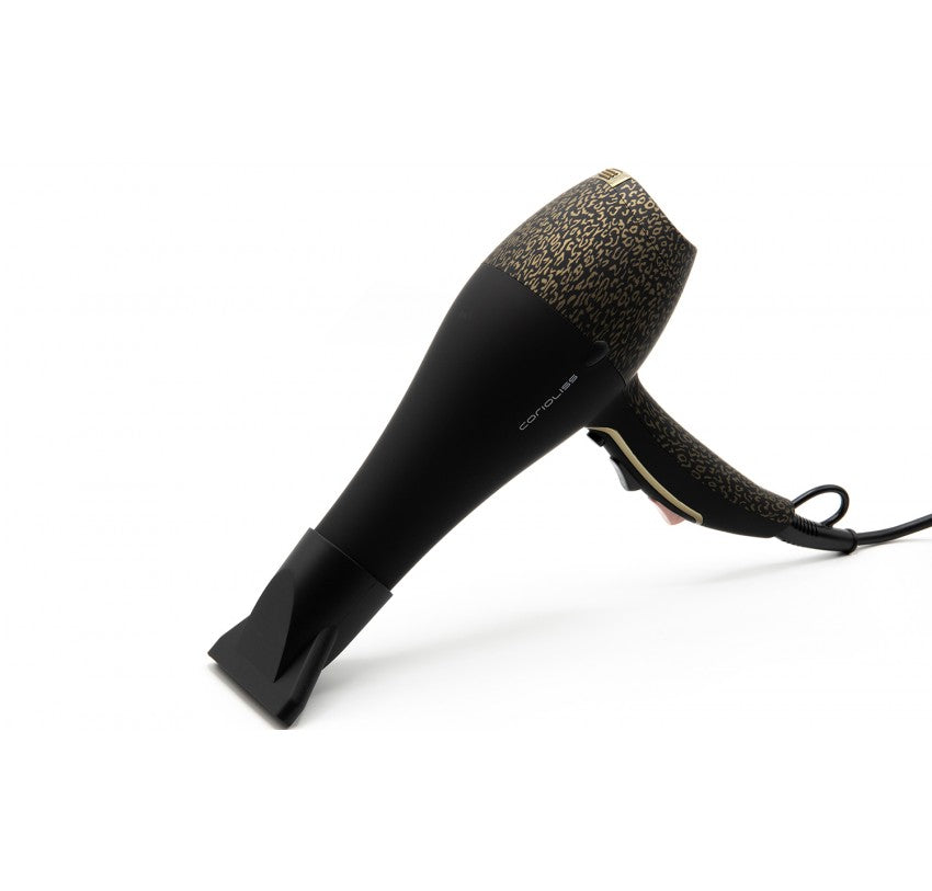 Secador Flow Gold Leopard Soft Touch