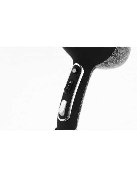 Secador flow ultra paisley silver
