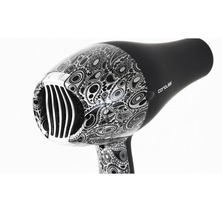Secador flow ultra paisley silver