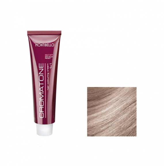 Cromatone Tinte Permanente 60ml Montibello 10.2 - Rubio Platino Irisado