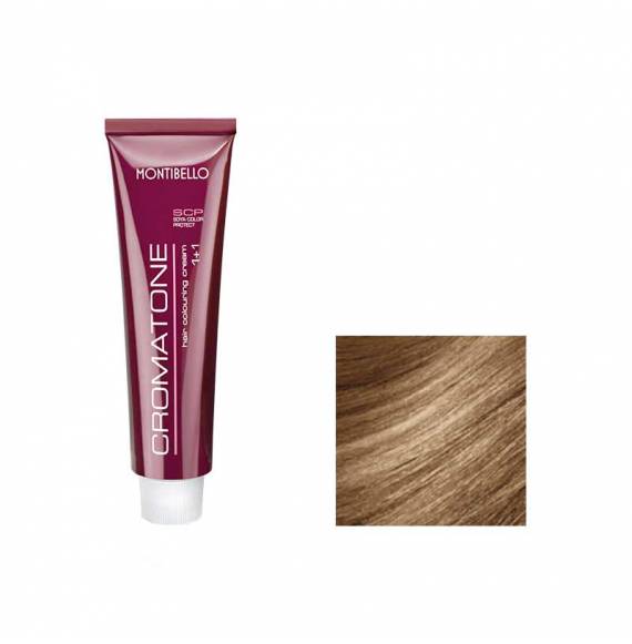 Cromatone Tinte Permanente 60ml Montibello 8.13 - Rubio Claro Ceniza Dorado