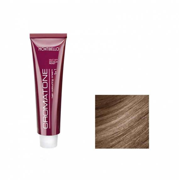 Cromatone Tinte Permanente 60ml Montibello 7.1 - Rubio Ceniza