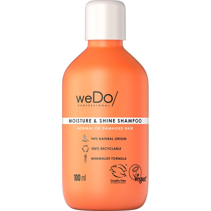 Wedo moisture & shine champú 100 ml - cabello normal o dañado--wella