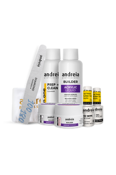 Andreia esmaltes, acrylic pro kit vegano