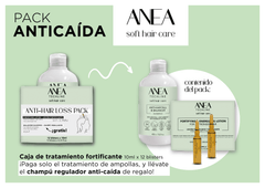Tratamiento anticaida para el cabello, champú + ampollas,Anea pack