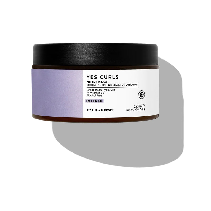 NUTRI MASK 250ML YES CURLS - Mascarilla intensa para cabello rizado grueso y melenas muy tupidas