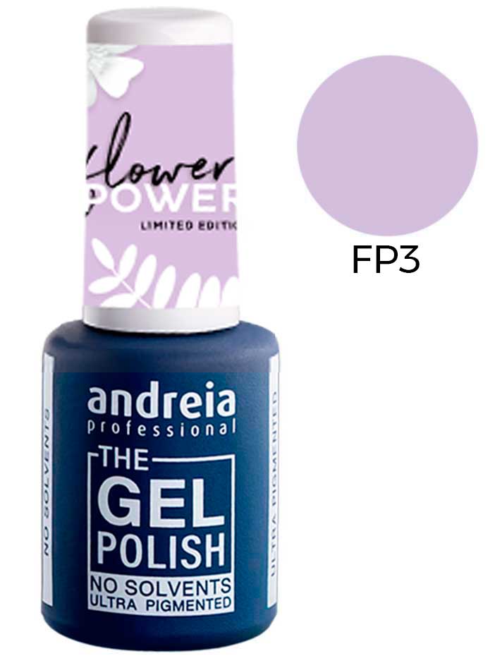 Andreia The GEL Polish Flower Power | Gel Polish Ultrapigmentado Edicion Limitada 10,5ml FP3 Lavanda
