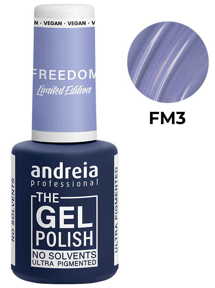 Andreia The Gel Polish FREEDOM | Gel Ultrapigmentado Edición limitada 10.5ml FM3 Lilás