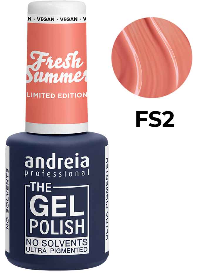 Andreia The Gel Polish FRESH SUMMER | Gel Ultrapigmentado Edición limitada 10.5ml FS2 Naranja Mandarina