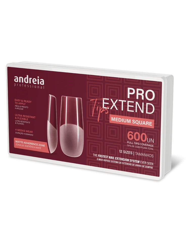 Andreia Pro Extend Tip Extensión de Uñas 02. Medium Square