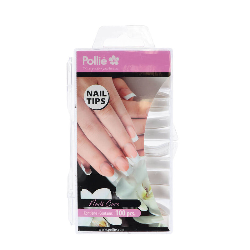 POLLIE TIPS NATURALES SQUARE 100 UNIDADES