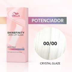 Coloración semipermanente Shinefinity Zero Lift Glaze - Matiz Potenciador Crystal Glaze 00/00, 60ml