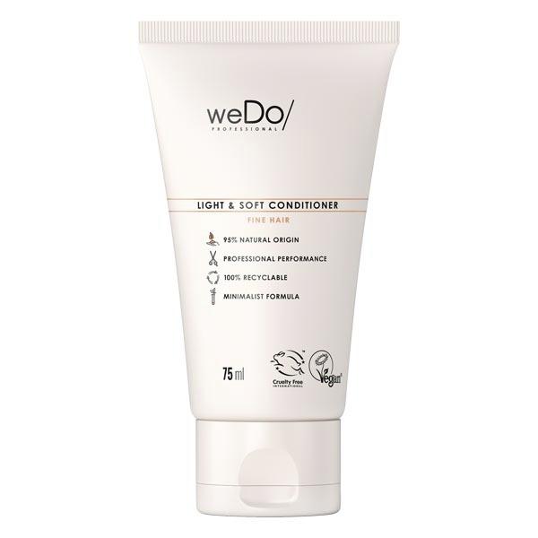 Wedo light & soft acondicionador 75 ml - wella -vegano