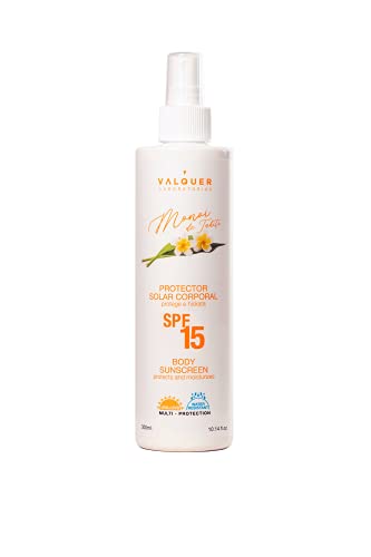 Valisol Agua Solar SPF 15. Crema solar bronceadora. Protege Hidrata-300ml.