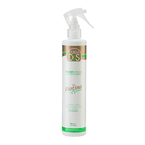 Cuidados Loción bifásica acondicionadora con biotina (vitamina B7) y keratina.fortalezedor pelo. Serum capilar sin aclarado - 300 ml