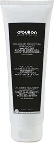 D'Bullón Gel-Cream Corporal Reductora Adelgazante. Anticelulico de acción rápida. Reduce hasta un 2%. Crema reafirmante. Elimina grasa localizada - 250ml