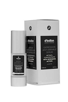D'Bullón Serum facial Antiarrugas de Expresión, Concentrado de Retinol con Acción Intensiva, 30 ml