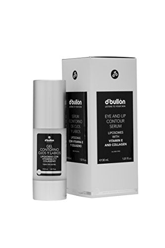 D'Bullón Serum facial Contorno de Ojos y Labios, Liposomas con Vitamina E y Colágeno - 30 ml