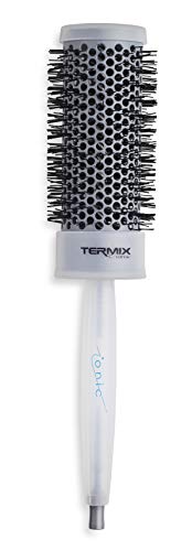 Termix C·Ramic Cepillo de pelo redondo Ø37 transparente-Con tecnología cerámica que aporta un brillo extra al cabello y evita el encrespamiento- Disponible en 8 diámetros y en formato Pack.