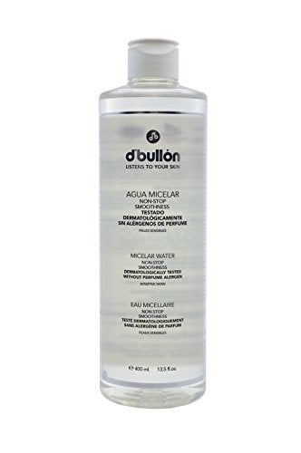 D´Bullón Agua Micelar para Pieles Sensibles. Desmaquilla y limpia. Limpiador facial sin alergenos. Desmaquillante - 400 ml