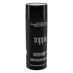 Toppik Fibras Capilares Negro, Fibras de Queratina para Crear más Densidad en el Cabello de Forma Inmediata, 27,5 g