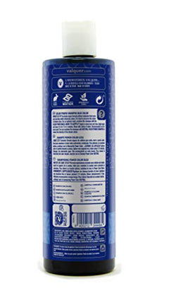 Valquer Profesional Champú Power Color cabellos teñidos. Vegano Y Sin Sulfatos (Azul). Potenciador color cabello - 400 ml.