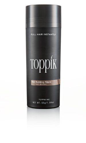 Toppik Fibras Capilares, Color Castaño Medio - 55 gr