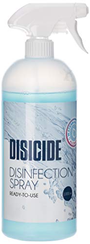 Disicide Spray Virucidal And Bactericidal. Vegan Certified. Ready To Use. Eco-Biocidal. 1 Liter 1000 ml