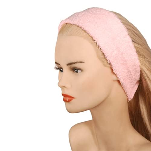 Turbante Rizo Cierre Velcro Rosa Algodón