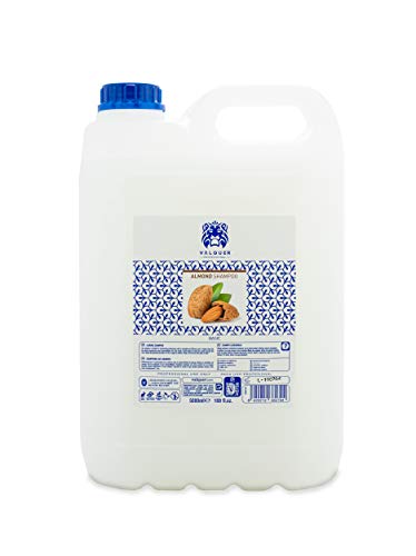 Valquer Profesional Champú Especial de Almendras para peluquería. Champú para profesional. Champú garrafa-5000ML