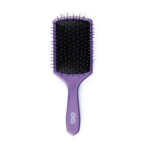 Cepillo para el cabello desenredante Untangle Paddle color morado PUAS GRUESAS