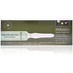 Salerm Cosmetics Vegetable Placenta Restructurer Tratamiento Capilar - 32 Unidades