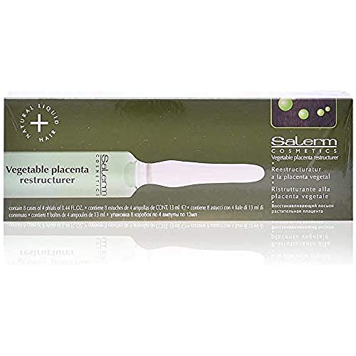 Salerm Cosmetics Vegetable Placenta Restructurer Tratamiento Capilar - 32 Unidades