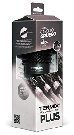 Termix Evolution Plus Ø60- Cepillo térmico redondo con fibras especialmente diseñadas para cabello grueso. Disponible en 8 diámetros y en formato Pack.