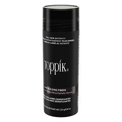 Toppik Fibras Capilares Castaño Oscuro, Fibras de Queratina para Crear más Densidad en el Cabello de Forma Inmediata, 27,5 g