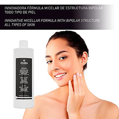 B D. BULLON Agua Micelar, Limpia y Desmaquilla, Todo Tipo de Piel, Limpiador Facial, Desmaquillante, 500 ml