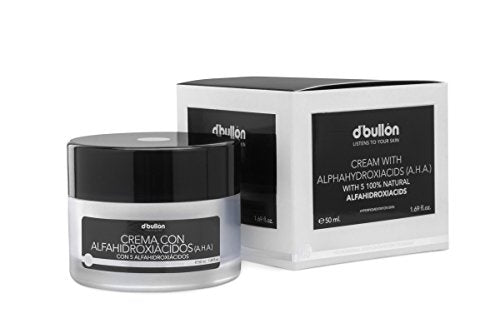 B D. BULLON Crema Facial Con 5 Alfahidroxiácidos A.h.a. Crema Despigmentante. Combate Manchas Y Contrastes De Color De La Piel. Antimanchas Piel. Venano, 50 Mililitro