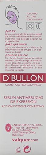 D'Bullón Serum facial Antiarrugas de Expresión, Concentrado de Retinol con Acción Intensiva, 30 ml