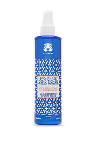 Válquer Acondicionador capilar bifásico Potenciador color y brillo (sin sulfatos, sin colorantes, sin sal, sin parabenos, sin MIT) para cabellos teñidos - 300 ML