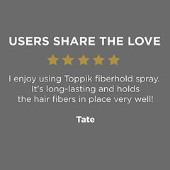 Toppik Laca Fijadora, Fortalece la Unión de las Fibras Capilares con el Cabello, para Crear más Densidad en el Cabello, 118 ml