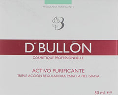 B D. BULLON Crema facial con Activo Purificante Triple Acción, Reguladora para la Piel Grasa - 50 ml