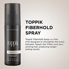 Toppik Laca Fijadora, Fortalece la Unión de las Fibras Capilares con el Cabello, para Crear más Densidad en el Cabello, 118 ml