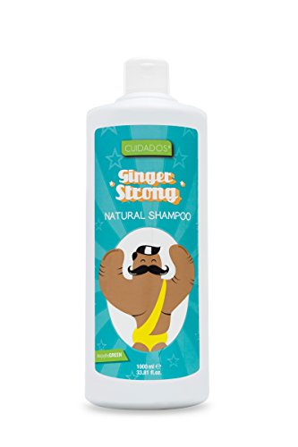 Cuidados Champú Jengibre Ginger Strong, Estimulante capilar. Anticaspa. Antioxidante. Con Panthenol. Todo tipo de cabello - 1 litro