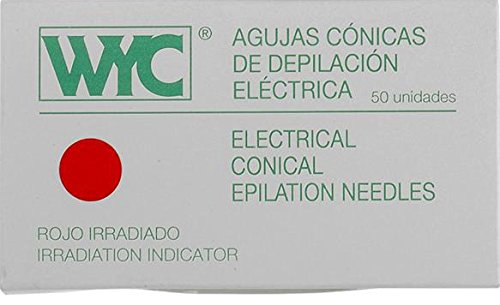 WYC - Agujas Cónicas de Depilación nº 1.5, 50 unidades